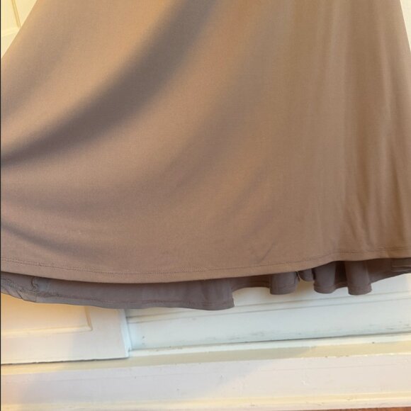 MILENA ALMOND JERSEY CORSET MAXI DRESS Size Small - Picture 6 of 7